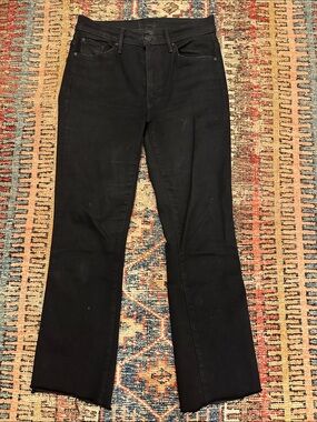 Mother The Insider Crop Step Fray Jeans in Not Guilty size 26